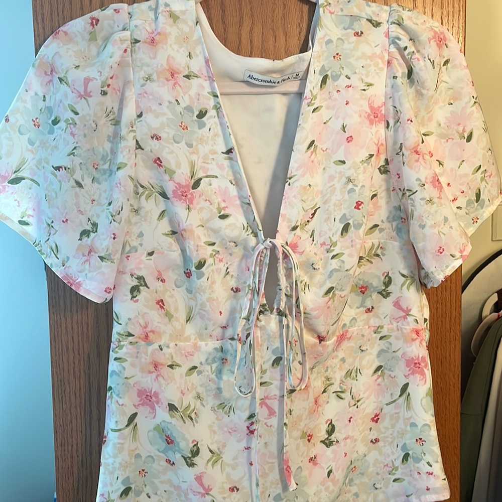 Abercrombie Floral Blouse